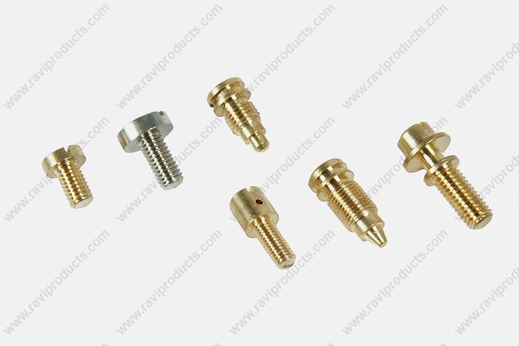 brass slotted screw bolt grub flat end slot set screws bolts grubs M5 15pcs 